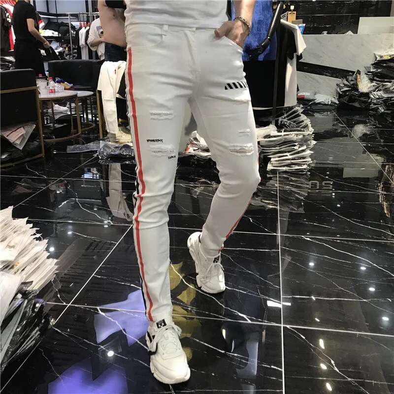 Stretch Herren Jeans Frühling  – Streetwear Brand Joggers Bewertung und Preis