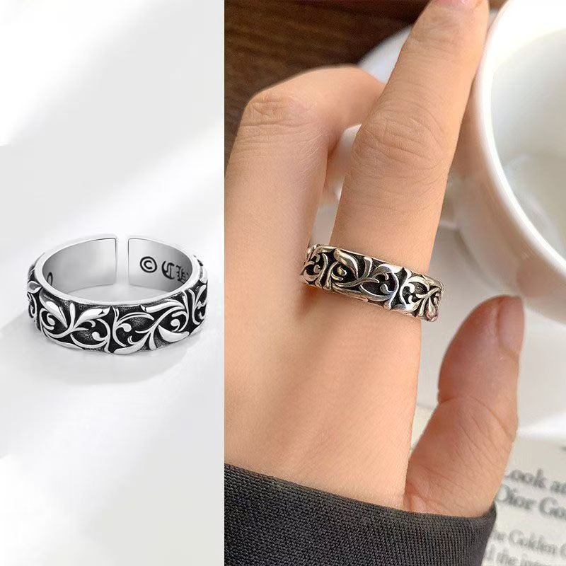 Retro Ewige Rebe Ringe Silber  – Chrome Hearts Ring Bewertung und Preis