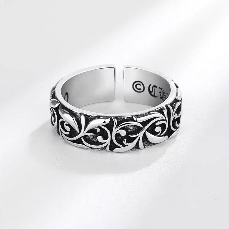 Retro Ewige Rebe Ringe Silber  – Chrome Hearts Ring Bewertung und Preis