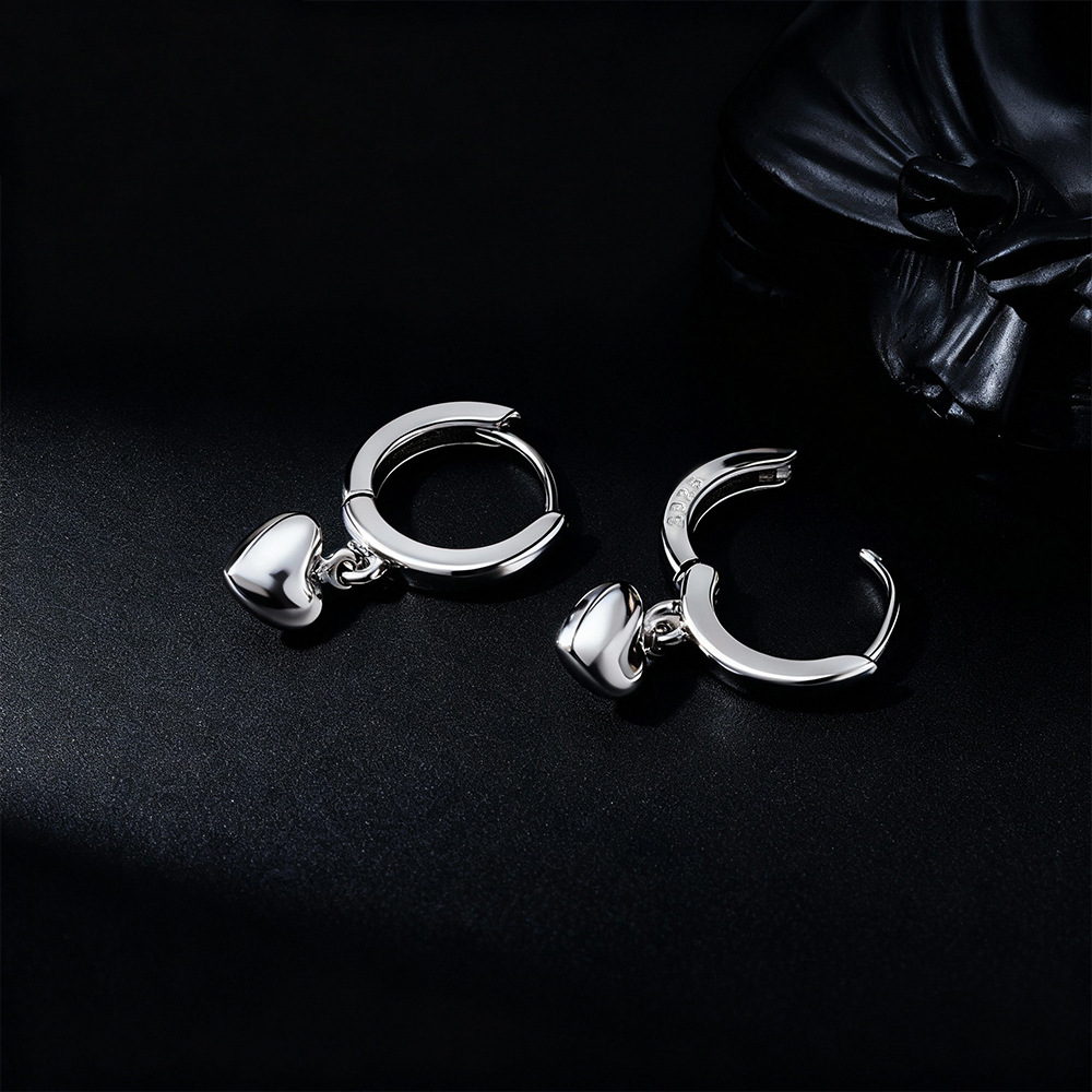 925 Sterling Silber Herz-Ohrst – Chrome Hearts Ring Bewertung und Preis
