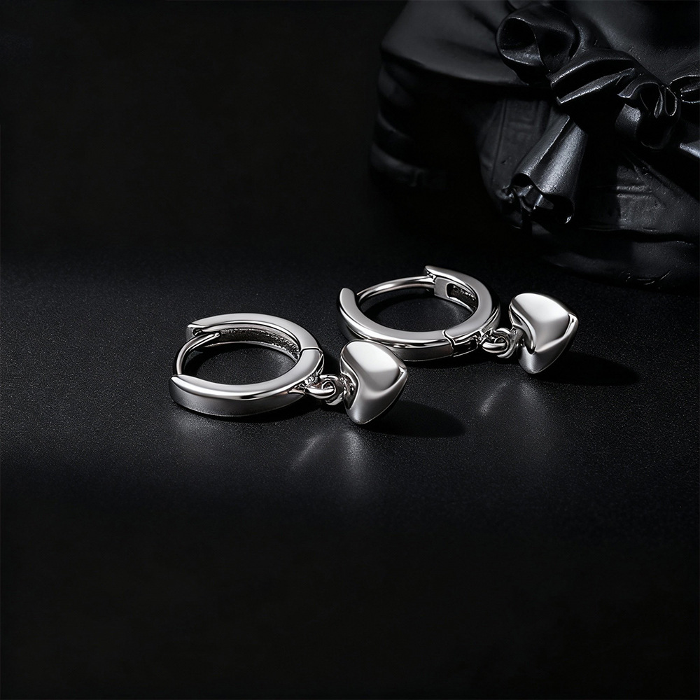 925 Sterling Silber Herz-Ohrst – Chrome Hearts Ring Bewertung und Preis
