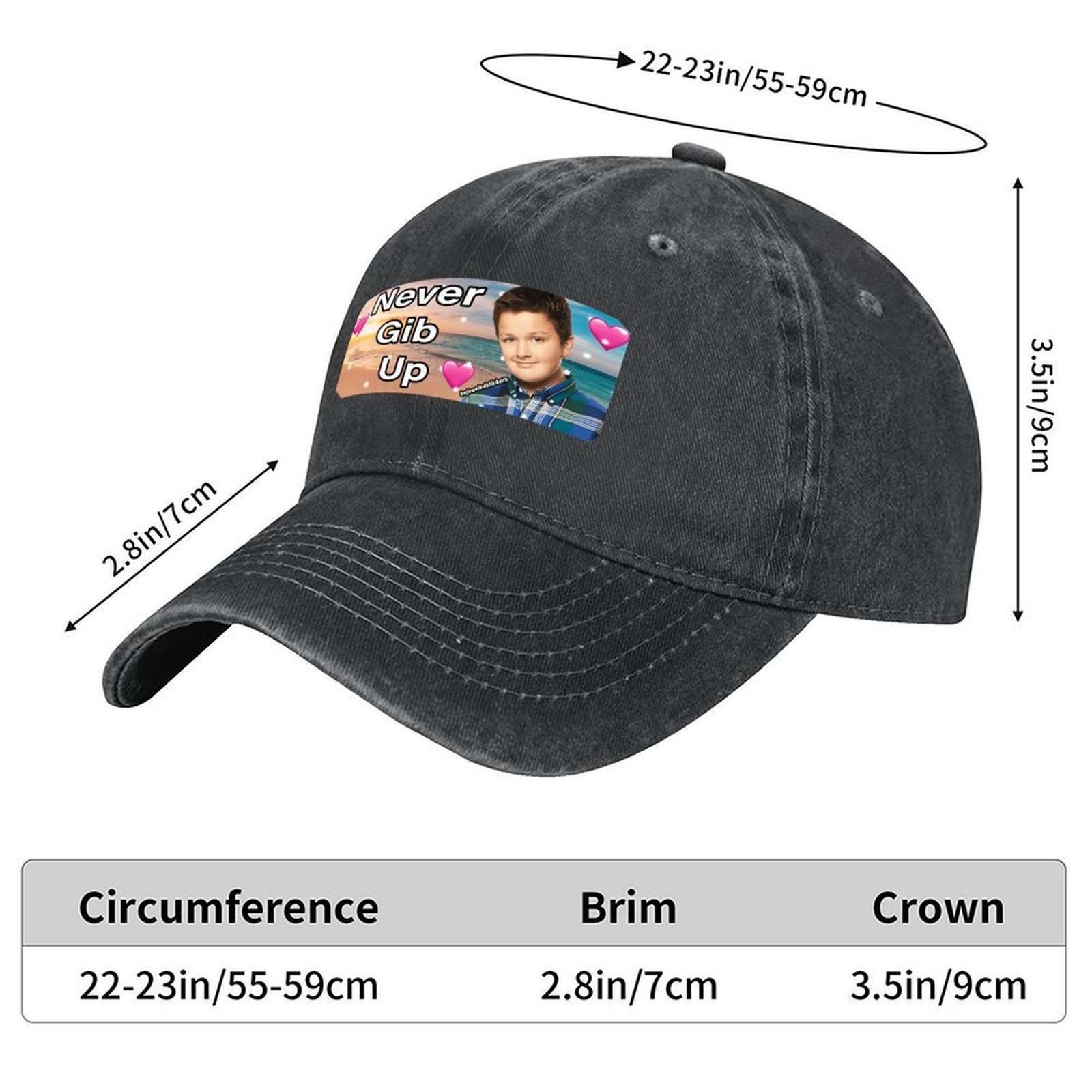Never gib up Bumper Aufkleber  – Cap Streetwear Brand Bewertung und Preis